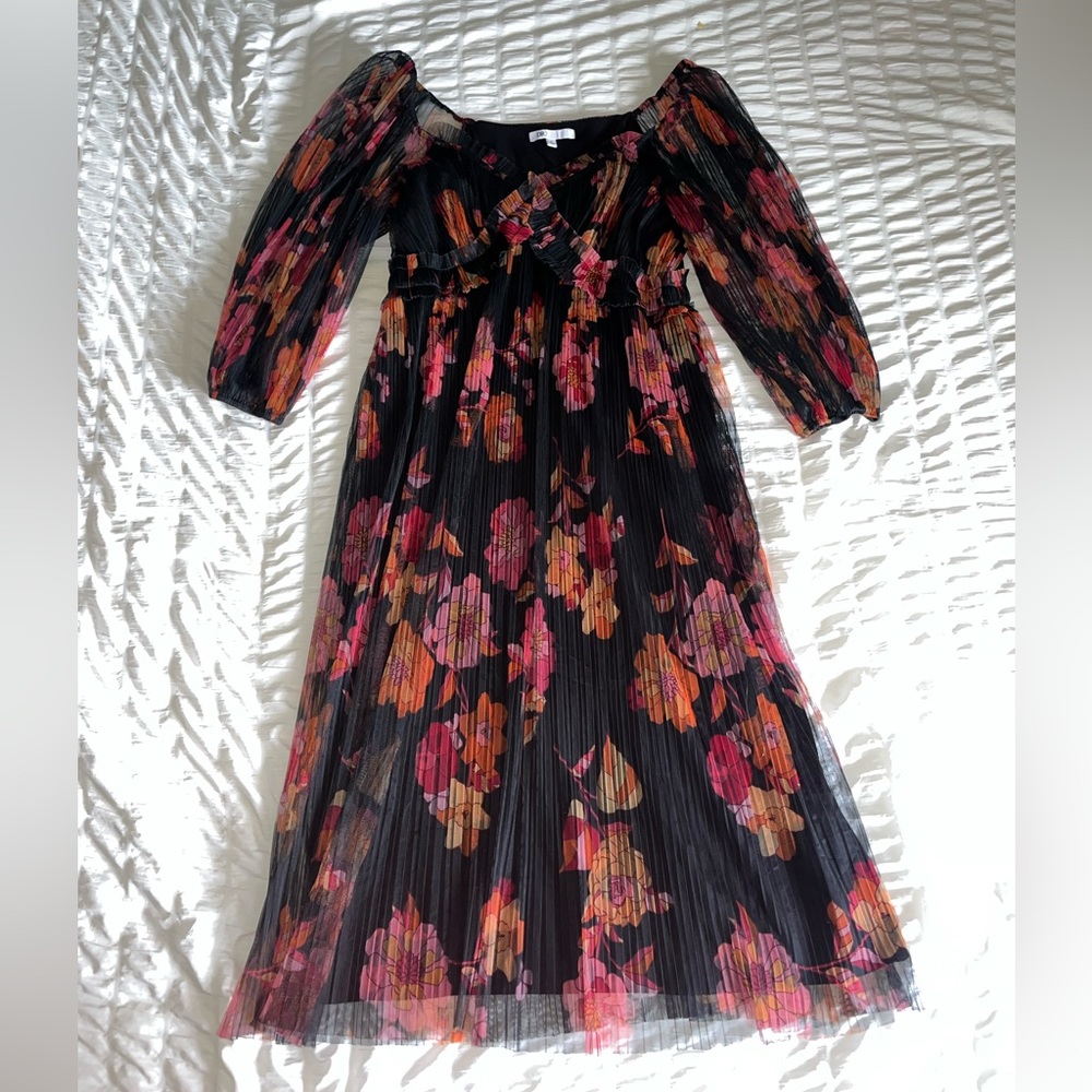 Floral midi dress